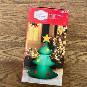 Holiday Time Inflatable Christmas Tree.